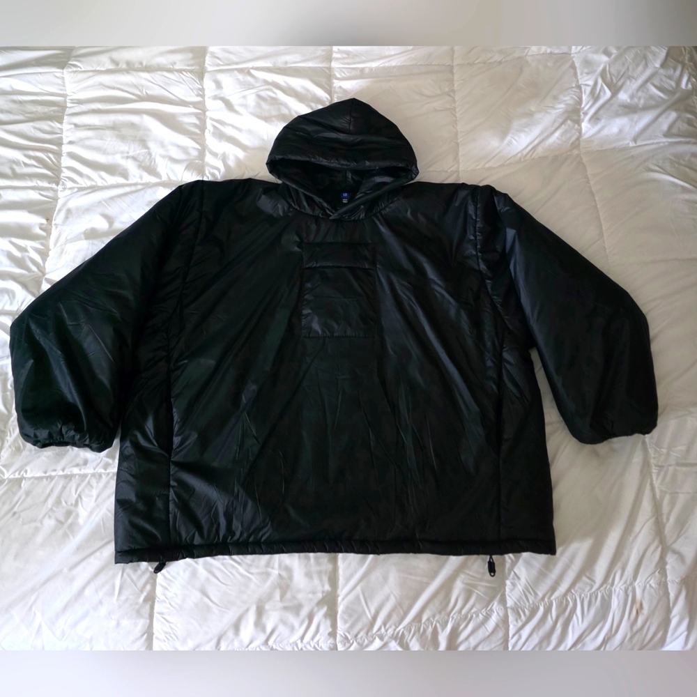 Yeezy Gap Engineered By Balenciaga Padded Anorak Size Medium Black